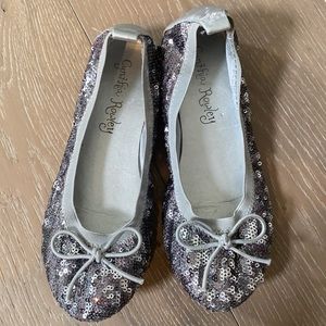 Cynthia Rowley Girls Sequin Shoes Girls Size 2